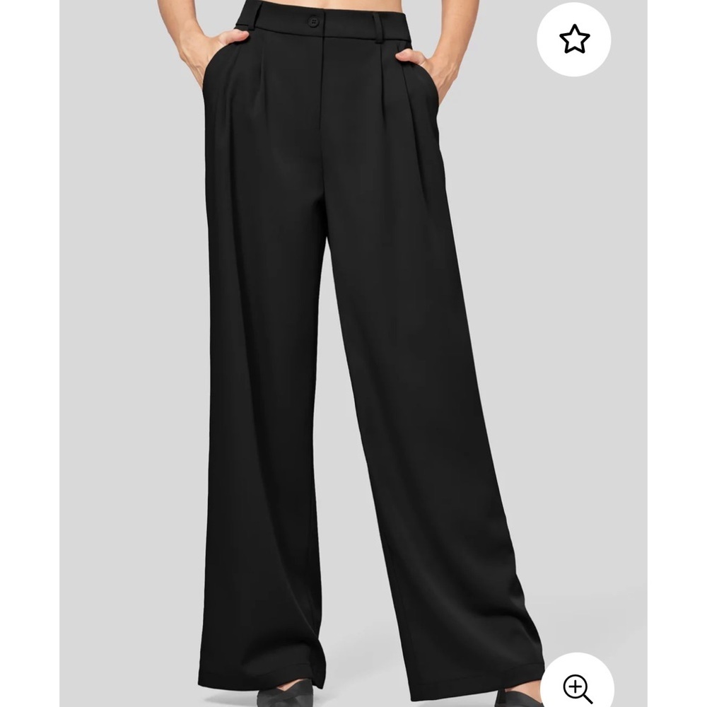 NWT Willit Women's Wide Leg High Waisted Casual Business Office Work Pants - Picture 1 of 11